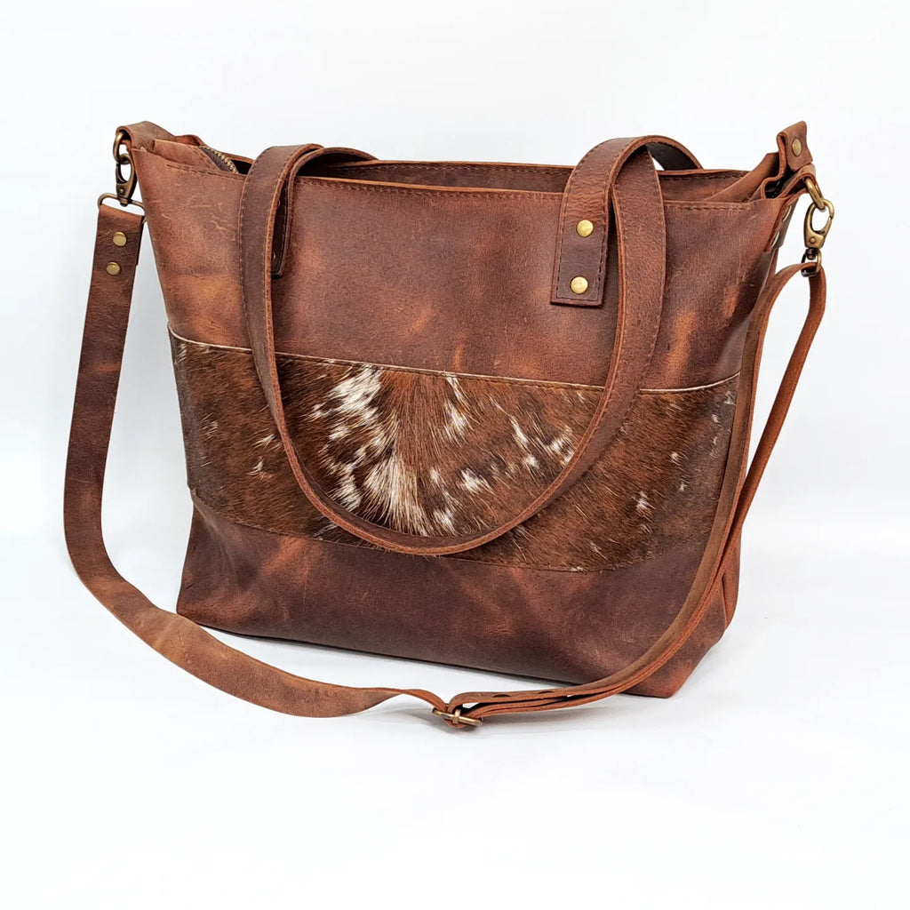 Wild Hide Mini Tote -Zipped