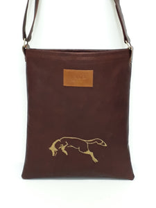 Leather Messenger Bag - Golden Fox - Coterie Leather Bags