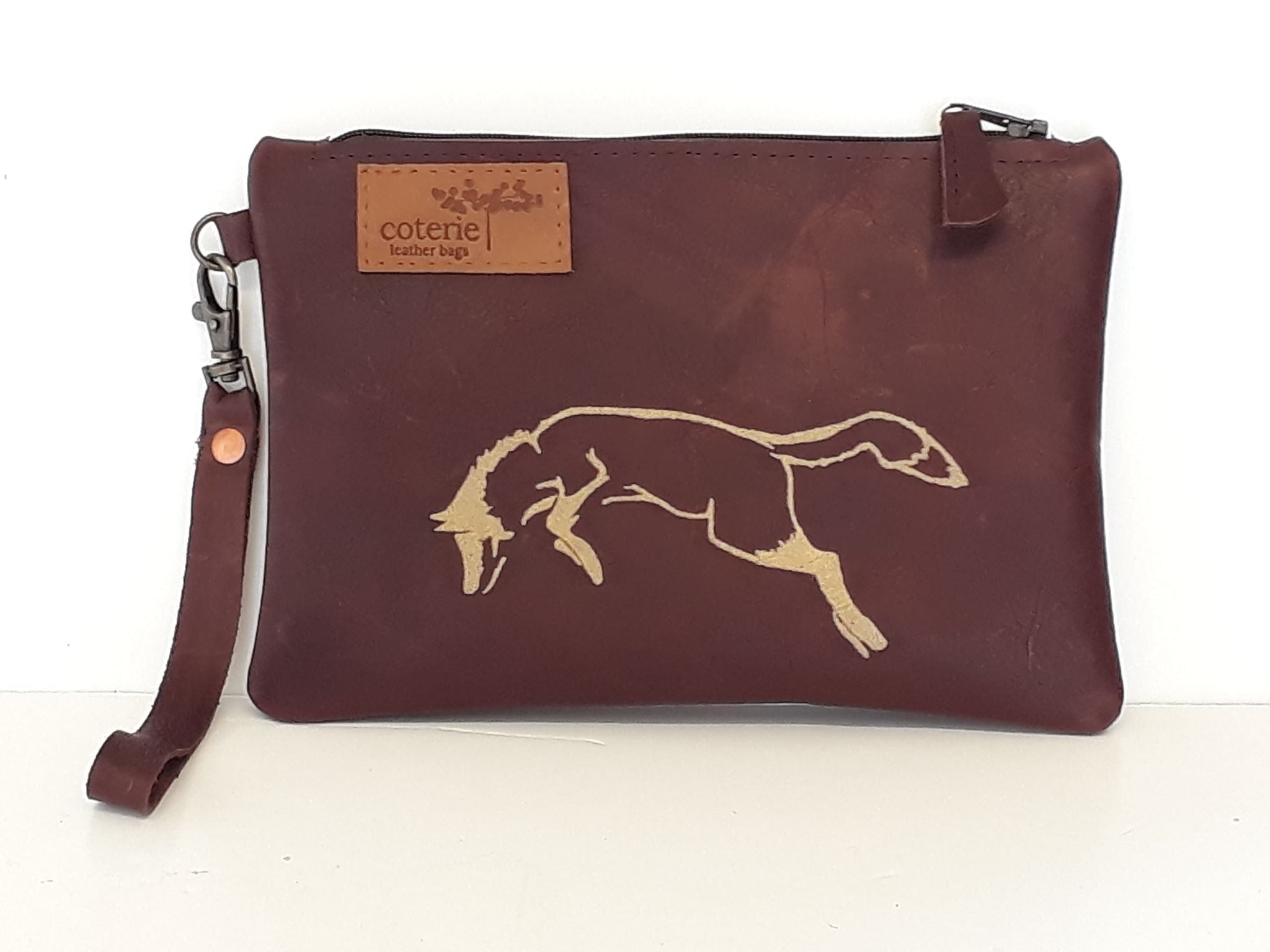 Fox & Pheasant Leather Purse - Coterie Leather Bags