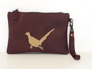 Fox & Pheasant Leather Purse - Coterie Leather Bags