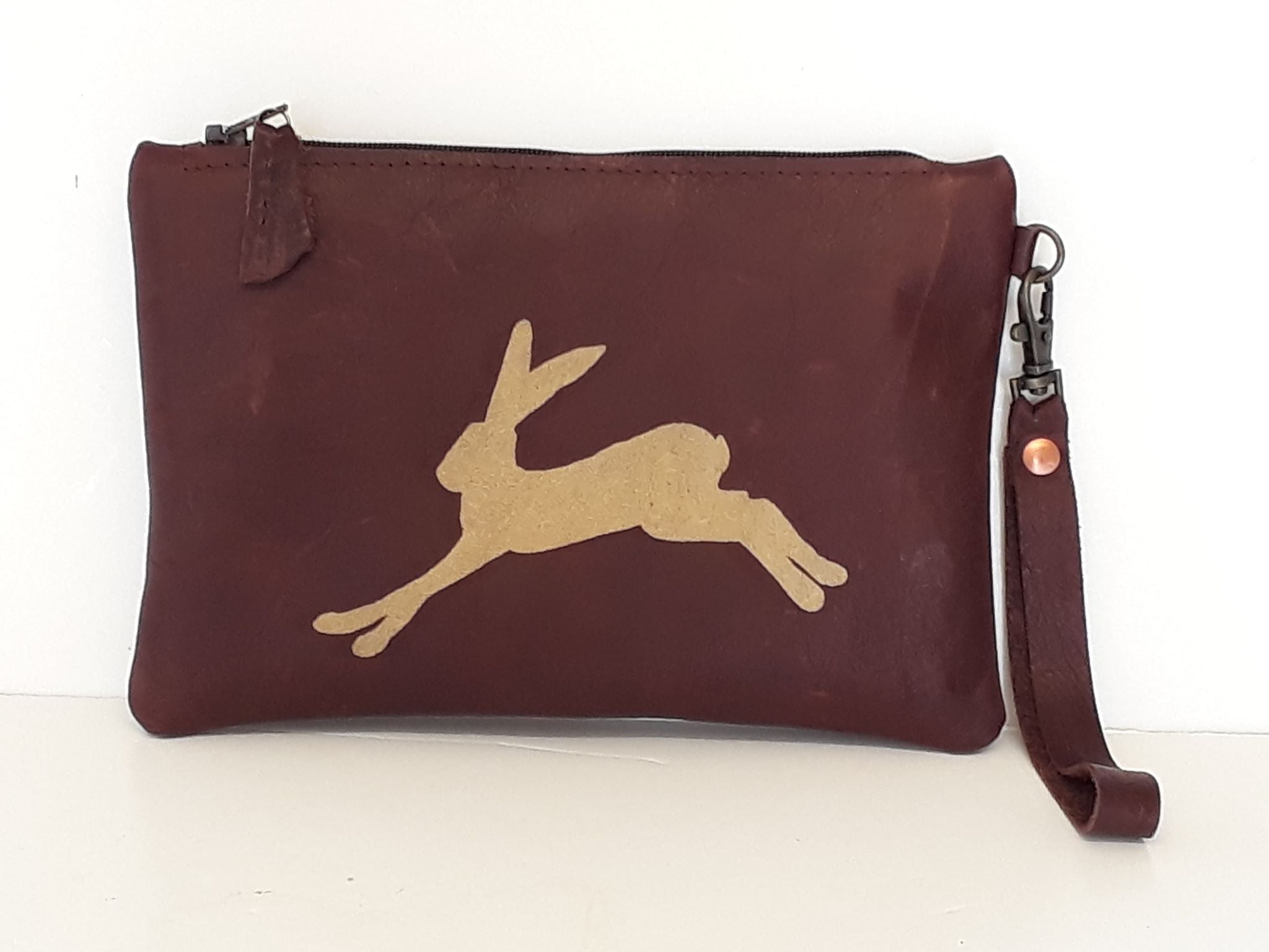 Golden Hare Leather Purse - Coterie Leather Bags