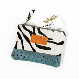 Safari Coin Purse - Zebra