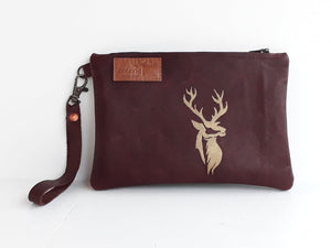 Stag Leather Purse - Coterie Leather Bags